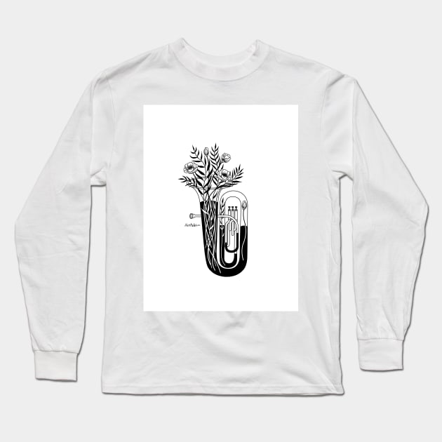 The Tuba Long Sleeve T-Shirt by naraekim